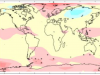 World map long-term changes stratospheric ozone
