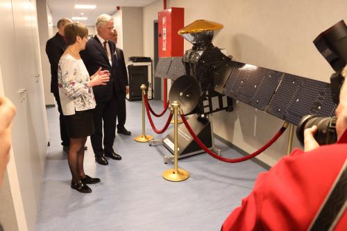 His Majesty King Philippe of Belgium at BIRA-IASB