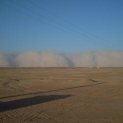Desert dust particles
