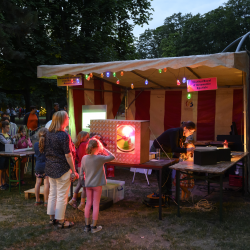 Outside event light workshop