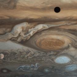 Jupiter's manen Europa en Io
