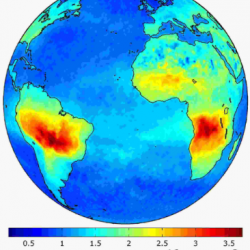 Geographical distribution of methanol observed by the IASI satellite