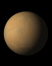 Dust storm Mars