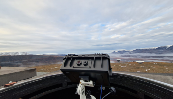 The NORVIS unit installed at the Kjell Henriksen Observatory in Svalbard