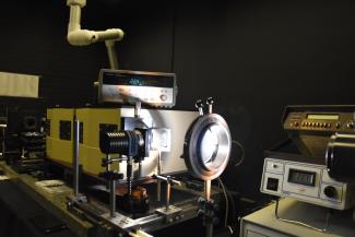 Solar radiation experiment in lab